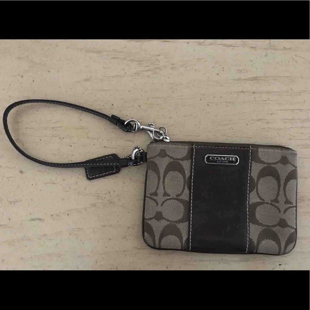 Classic Coach Wristlet